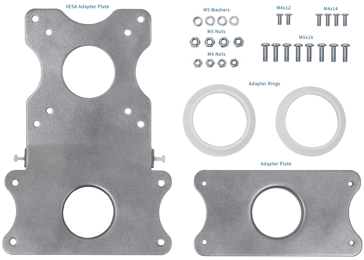 VIVO Adapter VESA Mount Kit, Bracket Set for Apple 21.5 inch and 27 inch iMac, Late 2009 to 2020 Models, LED Display Computer, Stand-MACB