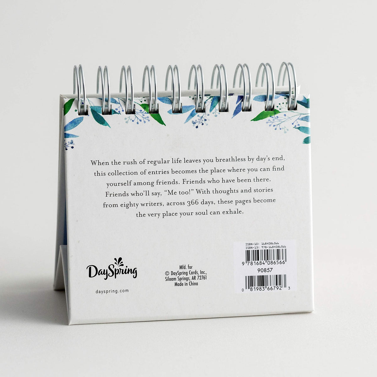 DaySpring - A Moment To Breathe: 366 Devotional Thoughts That Meet You in Your Everyday Mess: An Inspirational DaySpring DayBrightener - Perpetual Calendar, 1.5" x 5.5" x 5.5" (90857)