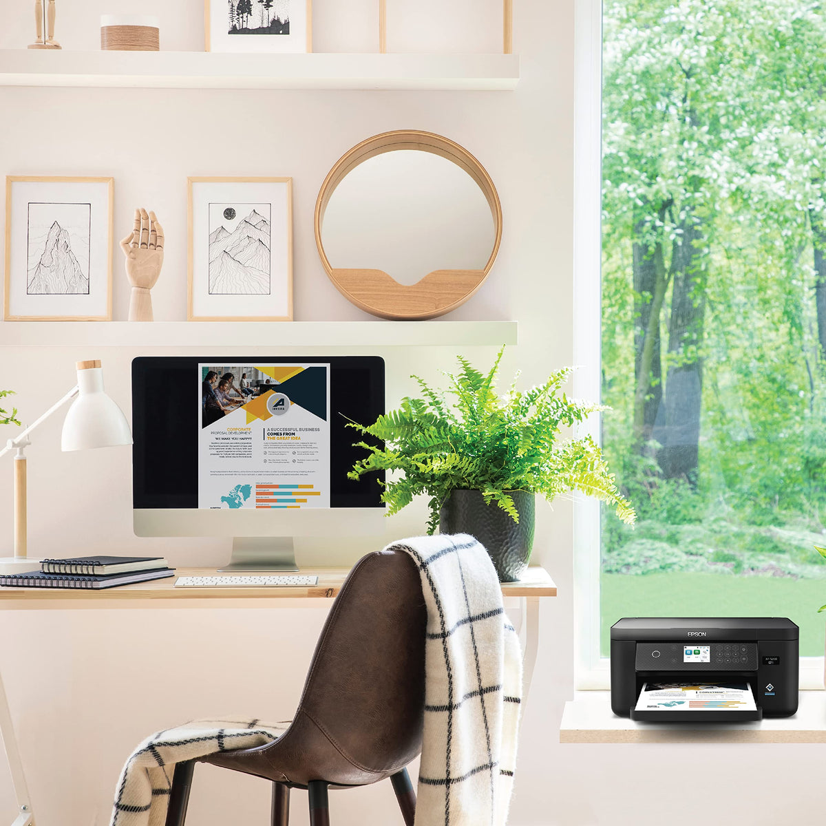 Epson Expression Home XP-5200 Wireless Color All-in-One Printer with Scan Copy, Automatic 2-Sided Printing, Borderless Photos, 150-Sheet Paper Tray and 2.4" Colorfull Display - Black