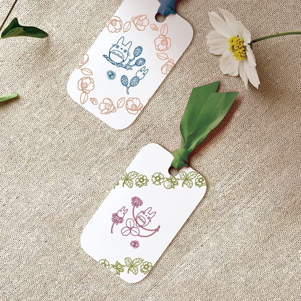 Naitmsad Studio Ghibli Kids Rubber Stamps Set - 12 Cute Stamps/Japanese Stationery Set