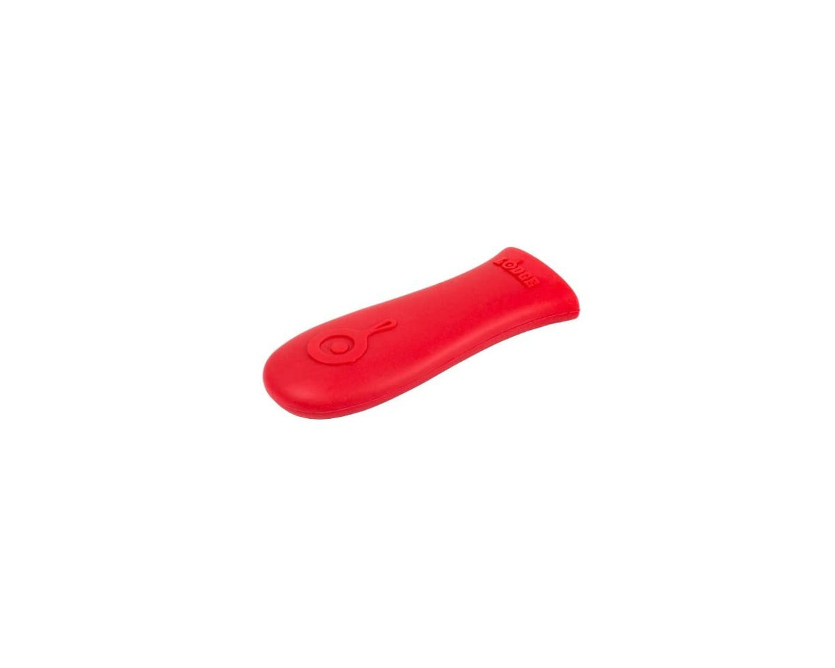 Lodge Cast Iron Griddle and Hot Handle Holder, 10.5", Black/Red