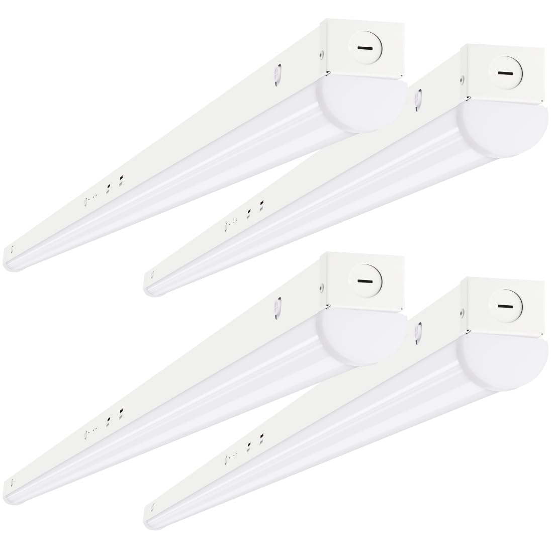 Bekada 8FT LED Linear Light Fixtures, 90/70/60W & 3500/4000/5000K CCT Adjustable, 8’ Linear Shop Lights for Workshop, Office, Garage, 0-10V Dimmable, 8Feet LED Strip Lights, 4Pack
