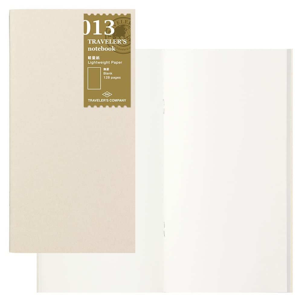 Traveler's Notebook, Refill, Lightweight Paper, 2-Pack, Regular Size, 14287006