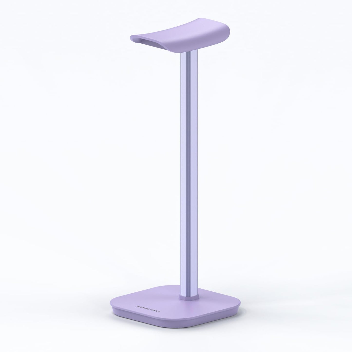 MANMUVIMO Headphone Stand, Desktop Headset Holder (Purple) Heavy Base Desk Earphone Stand Aluminum Gaming Headset Hanger Rack for AirPods Max, AirPods, AirPods Pro, Beats, Bose