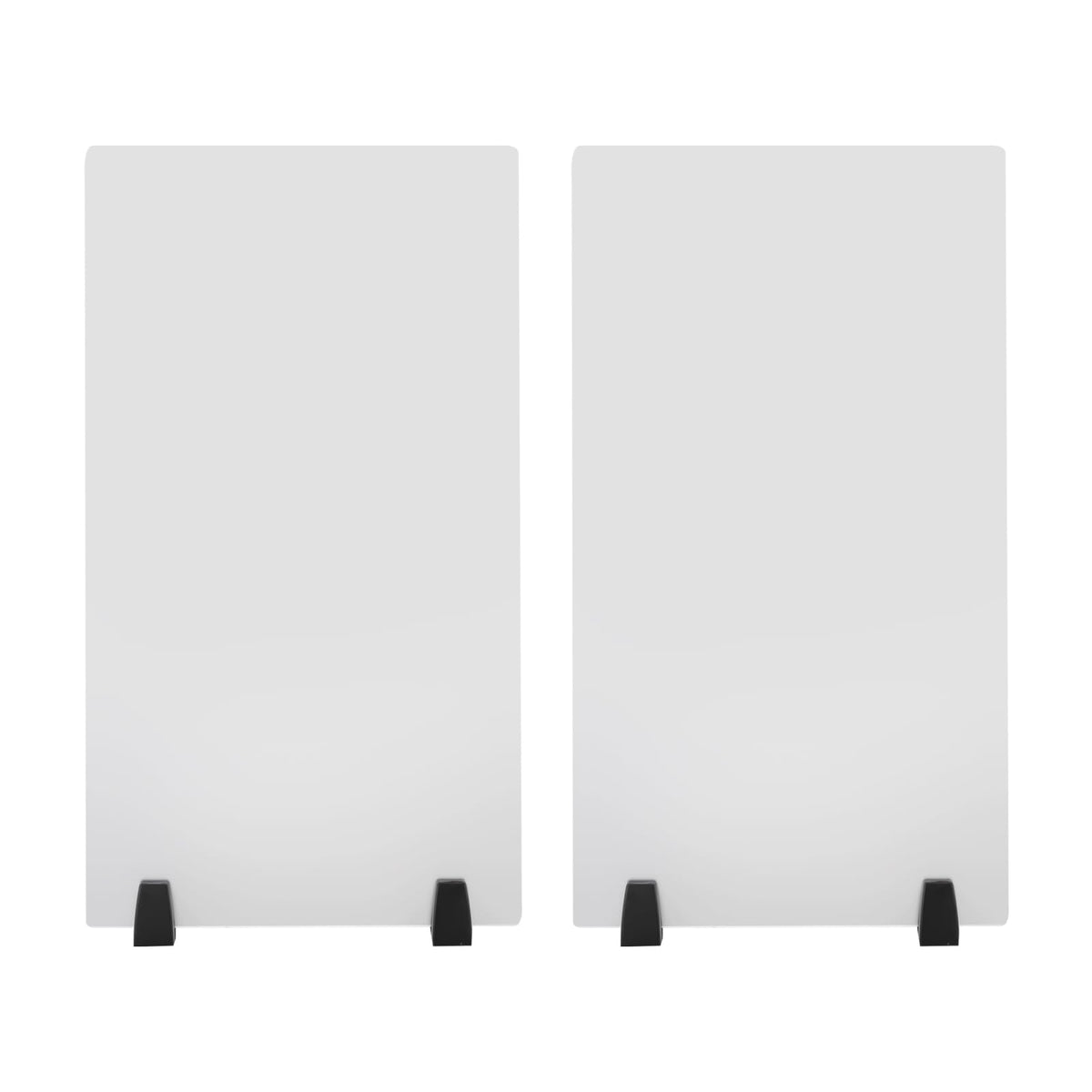 CUBELLIN 2Pcs Desk Privacy Panels 30 x 18inch Desk Partition Acrylic Desk Dividers Clamp-On Privacy Divider on Desk Partition Home, Classroom, Office Partitions