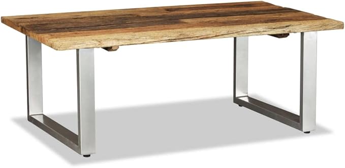 Coffee Table Solid Reclaimed Wood 39.4"x23.6"x15", End Tables, Living Table