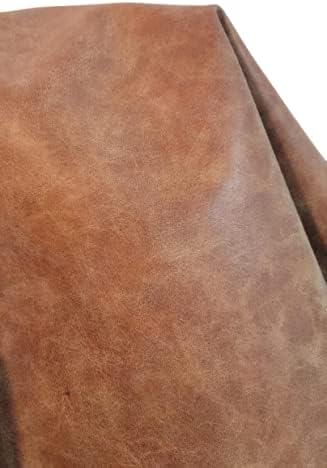 NAT Leathers | Blonde Crazy Horse Soft Faux Vegan Leather PU | 1 Yard Cut by