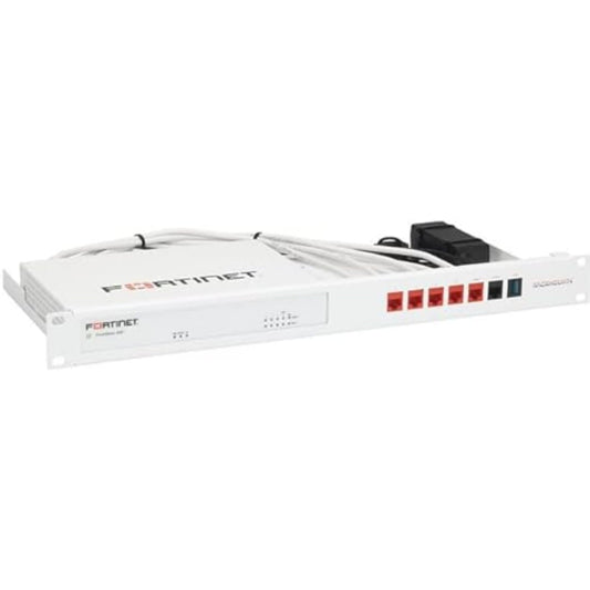 Rackmount.IT Rack Mount Kit for Fortinet FortiGate 40F / FortiWifi 40F / FortiADC 60F / FortiWeb 100F – 1U 19” Rackmount – Front-Facing Ports (RM-FR-T14)
