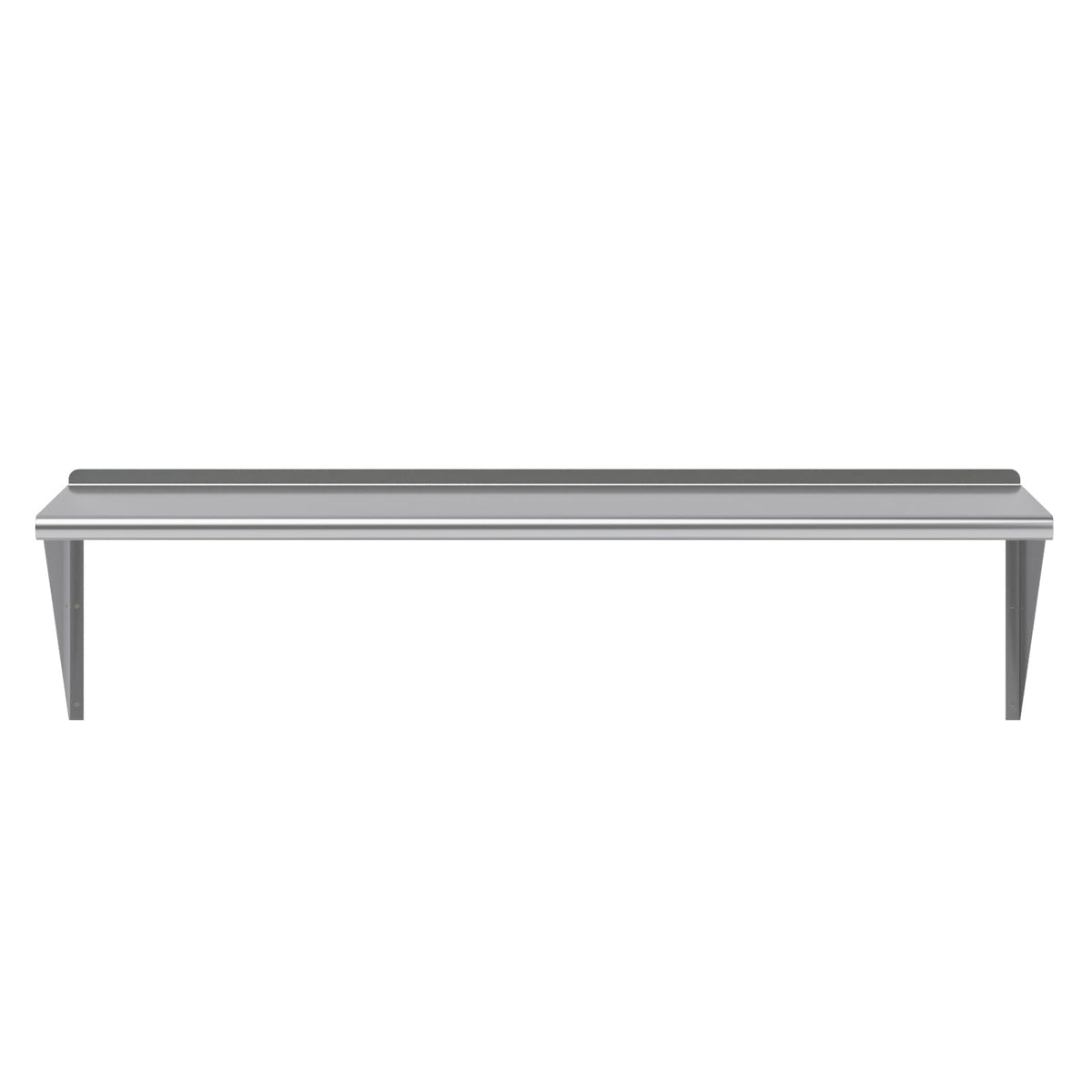 AmGood 24 in. x 60 in. Stainless Steel Wall Shelf | NSF | Metal Shelving | Garage, Laundry, Storage, Utility Room | Restaurant, Commercial Kitchen