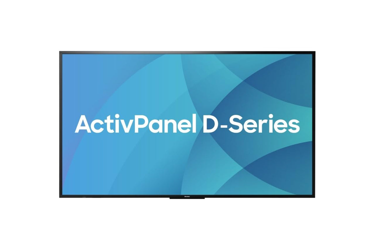 Promethean ActivPanelD 65" Commercial Digital Display, 4K UHD Non-Touch Digital Signage Screen for Announcements, Offices, Schools & Retail, Wall Mount Included, 3-Year Onsite Support