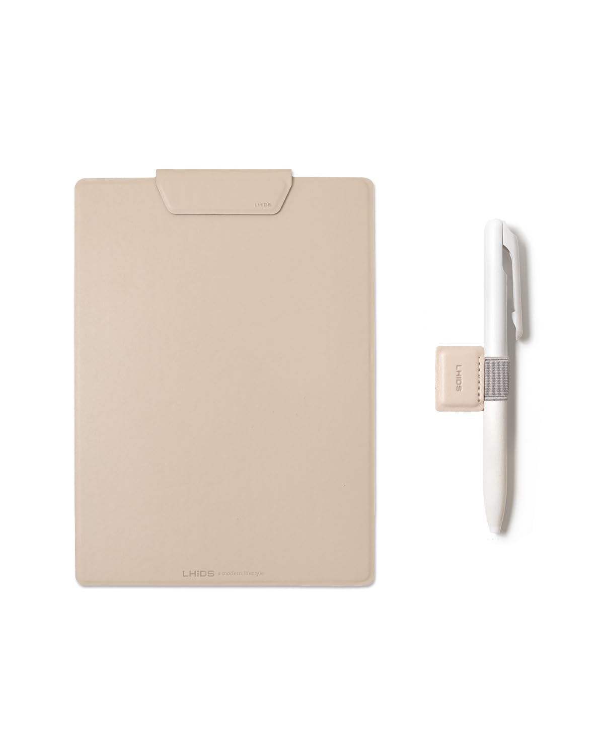 LHiDS Magnetic Clipboard – Slim Leather Writing Board with Detachable Pen Holder, Professional Magnetic Clipboards for Office, (A4 Letter Size, 9x12.5) (Apricot, A4 Letter)