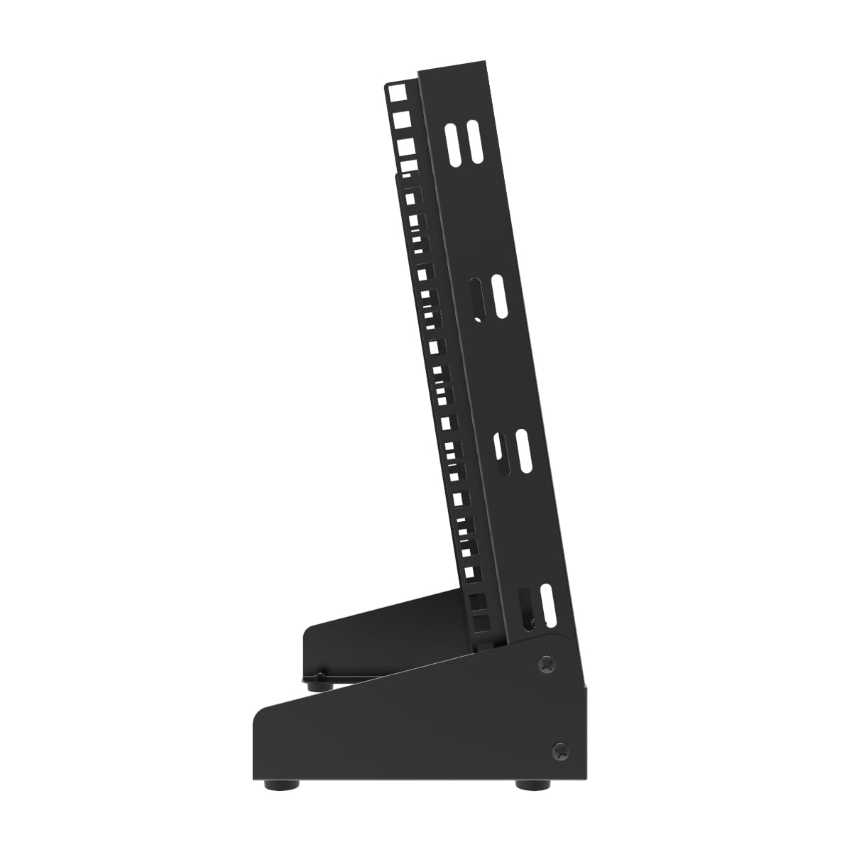 QiaoYoubang 8U Small Desktop Network Rack, 10 inch Mini Open Frame Desktop Cabinet for 10 inch Network, Servers, Audio, Video and Studio Equipment Free Standing Home Office Rack (8U)