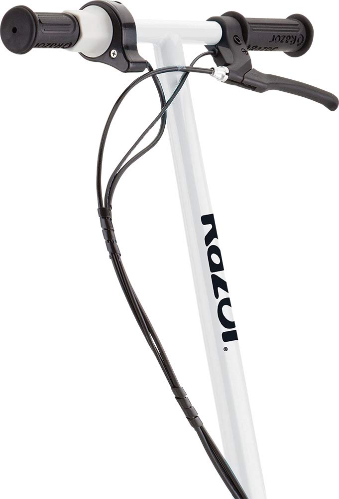 Razor E200 Electric Scooter for Kids Ages 13+ - 8" Pneumatic Tires, 200-Watt Motor, Up to 12 mph and 40 min of Ride Time, For Riders up to 154 lbs