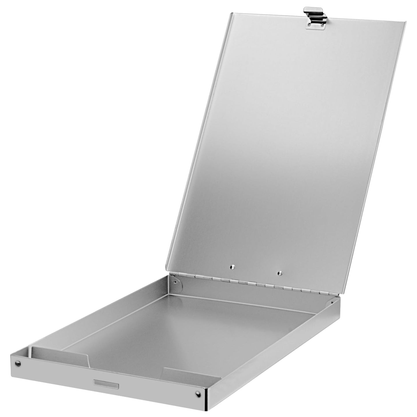 ZCZN Aluminum Clipboard with Storage, 6 Pack Recycled Metal Clipboard Box, Form Holder, Suitable for School, Office, Jobsite or Medical Staff, 9.25 x 13.78 Inches, Silver
