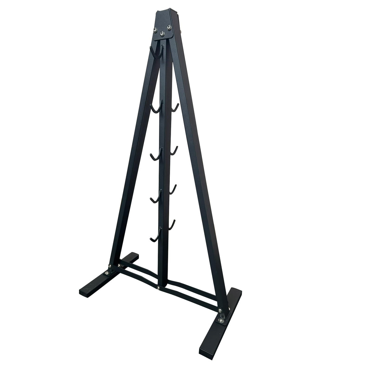 Gym Fitness LAT Pull Down Bar Storage Rack for Mag Grip, Heavy Duty A-Frame Stand for Pulldown Attachments (S-ZHIJIA)