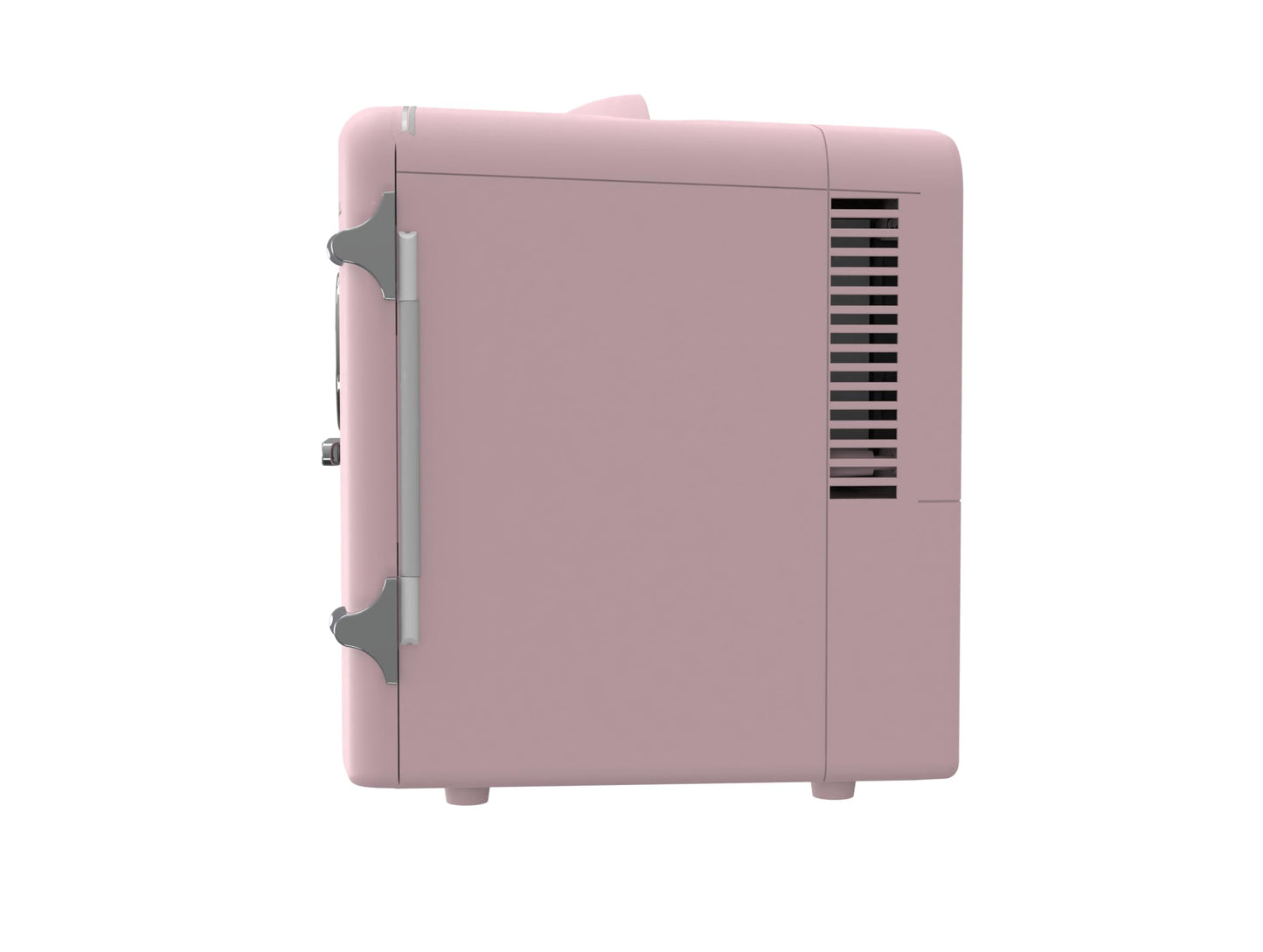 Frigidaire EFMIS171 Retro Mini Portable Personal Fridge - Ideal for Home, Office or Dorm - Includes Carrying Handle, AC/DC Wall/Car Charger (Pink)