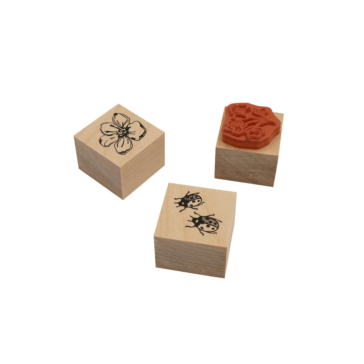 Recollections Flower Wood Stamp Set - Woods Stamps for Stationary, Scrapbooking, School Projects, Arts & Crafts - 1 Pack10185545