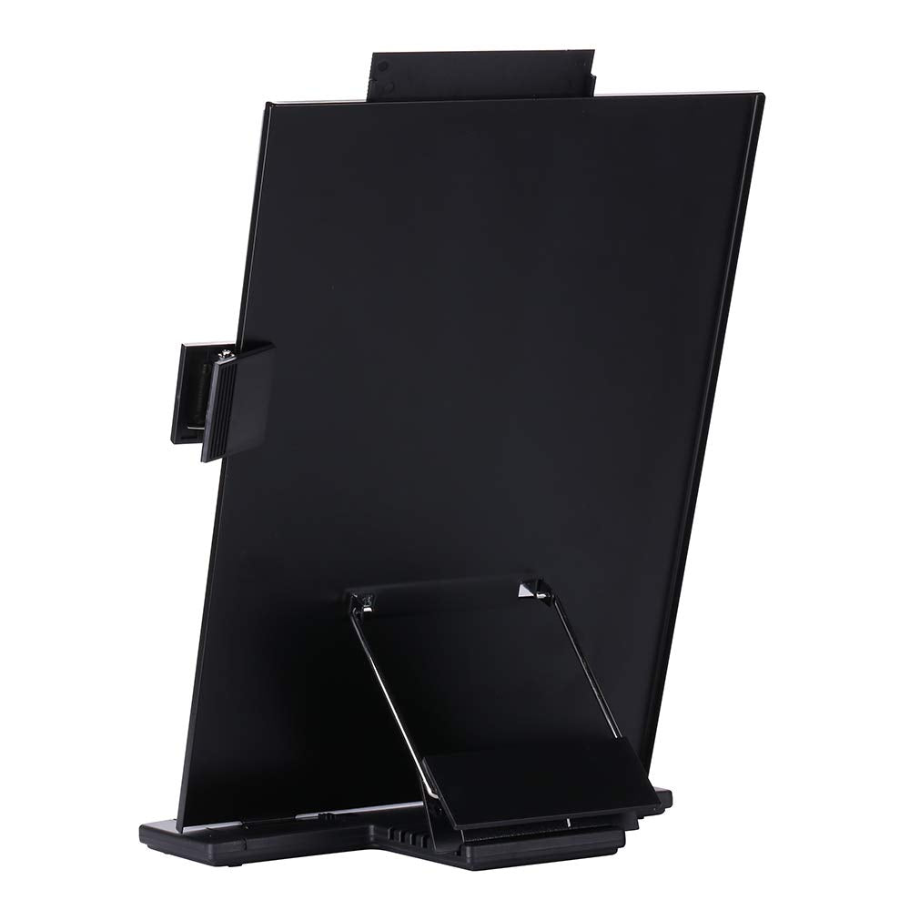 Abankey KLOUD CityBlack Metal Desktop Document Book Holder with 7 Adjustable Positions (Lost ocean-SJ981)