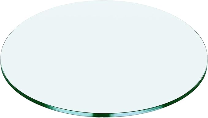 17" Round Tempered Glass Table Top