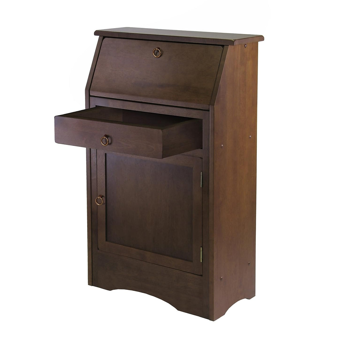 Winsome Regalia Secretary Desk, Antique Walnut