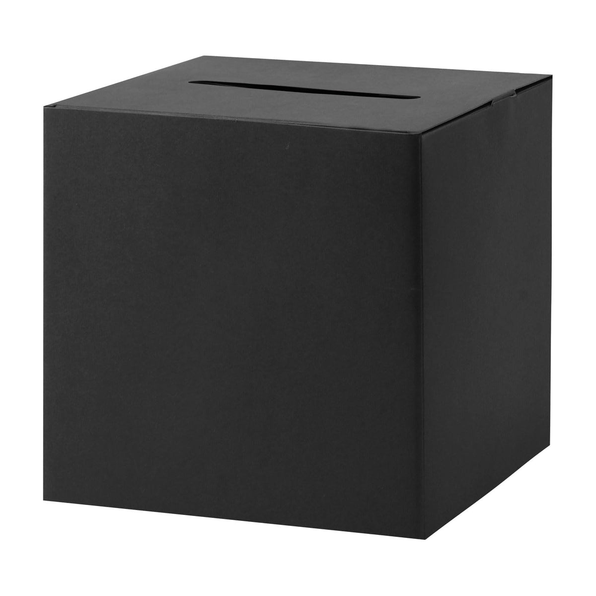 Hooqict Black Card Box with Slot 9.1" Wedding Favor Gift Card Boxes for Reception, Parties, Birthday, Wedding Decorations, Retirement, Graduation Money Box Envelope Holder
