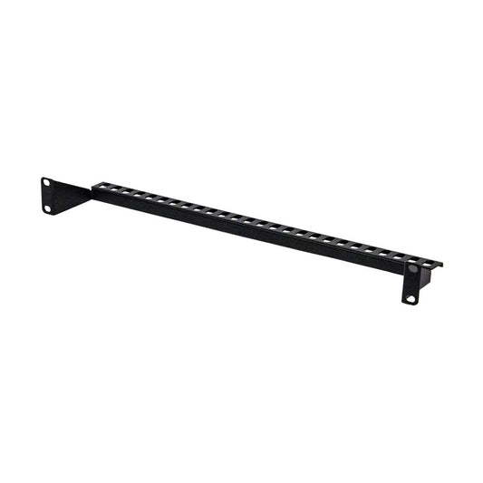 Navepoint 1U Horizontal 19-Inch Rack Mount Cable Management Bracket Cross Bar Panel Black