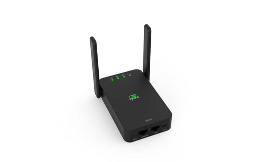 InHand Networks CR202-Lite 4G LTE Router with Battery (3000mAh), Dual Ethernet Ports, for POS & Business,Certified by AT&T/T-Mobile/Verizon, 4G CAT6 Cellular Modem for RV Travel & Camping & Business