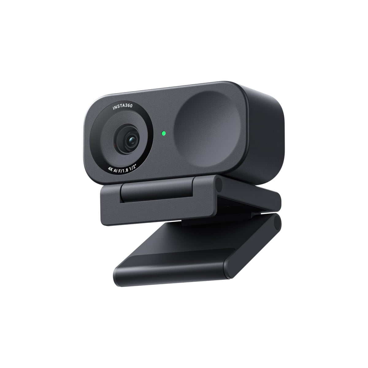 Insta360 Link 2C - 4K Webcam for PC/Mac, Streaming Computer Camera with Auto Framing, 1/2" Sensor, HDR, AI Noise-Canceling Mic, Gesture Control, Webcam for Desktop Video Calls, Zoom, Teams, Twitch
