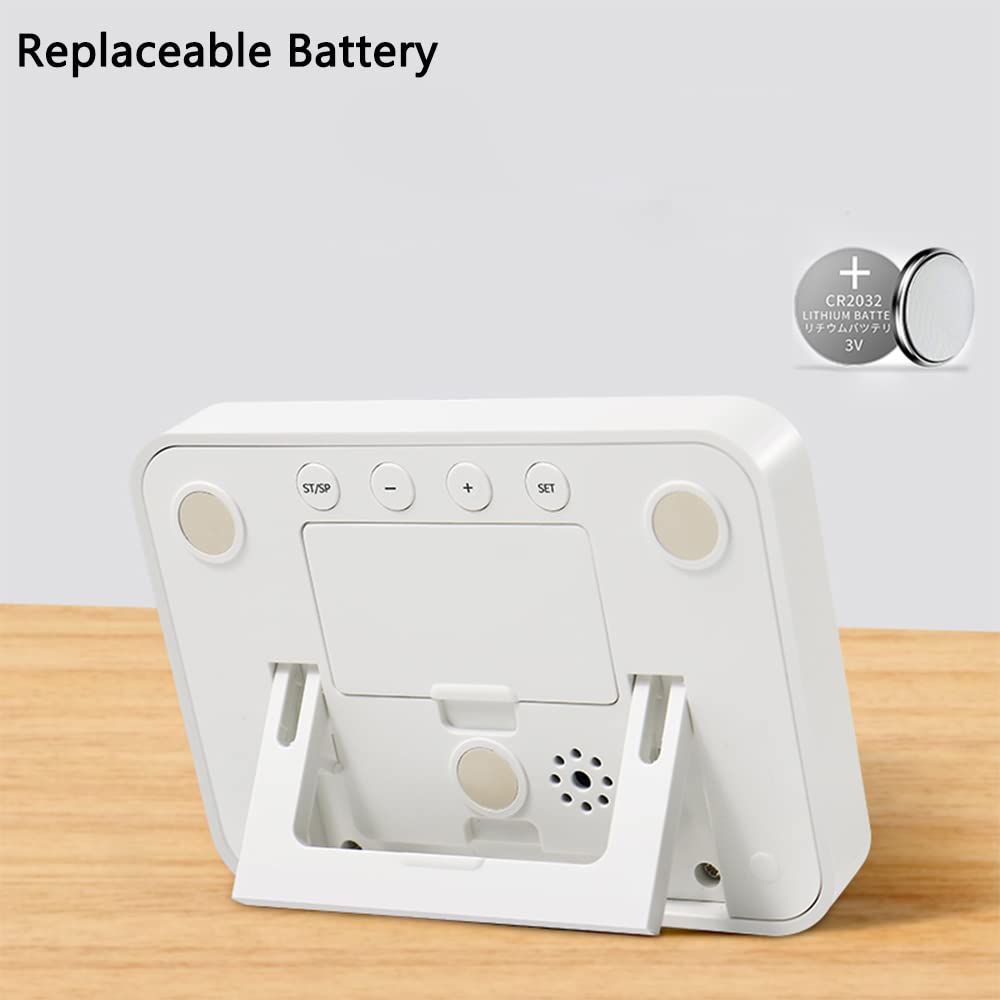 MOSTRUST Digital Countdown Days Timer Clock- 9999 Days Count Down Timer with Stand Strong Magnetic Back for Retirement Wedding Vacation Birthday Exam Lab Kitchen Cooking