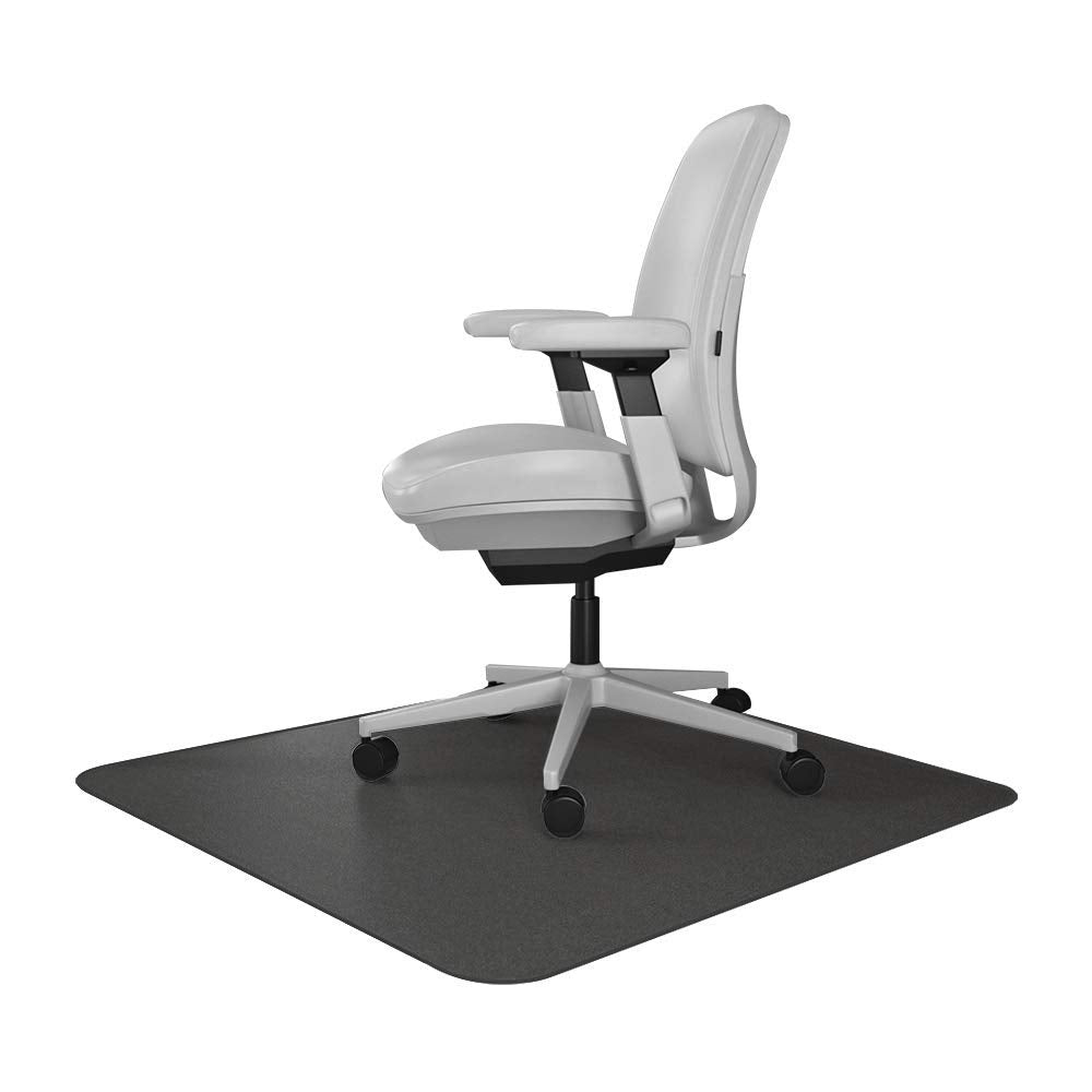 RESILIA Office Desk Chair Mat - for Low Pile Carpet (with Grippers) Black, 36 Inches x 48 Inches, Made in The USA