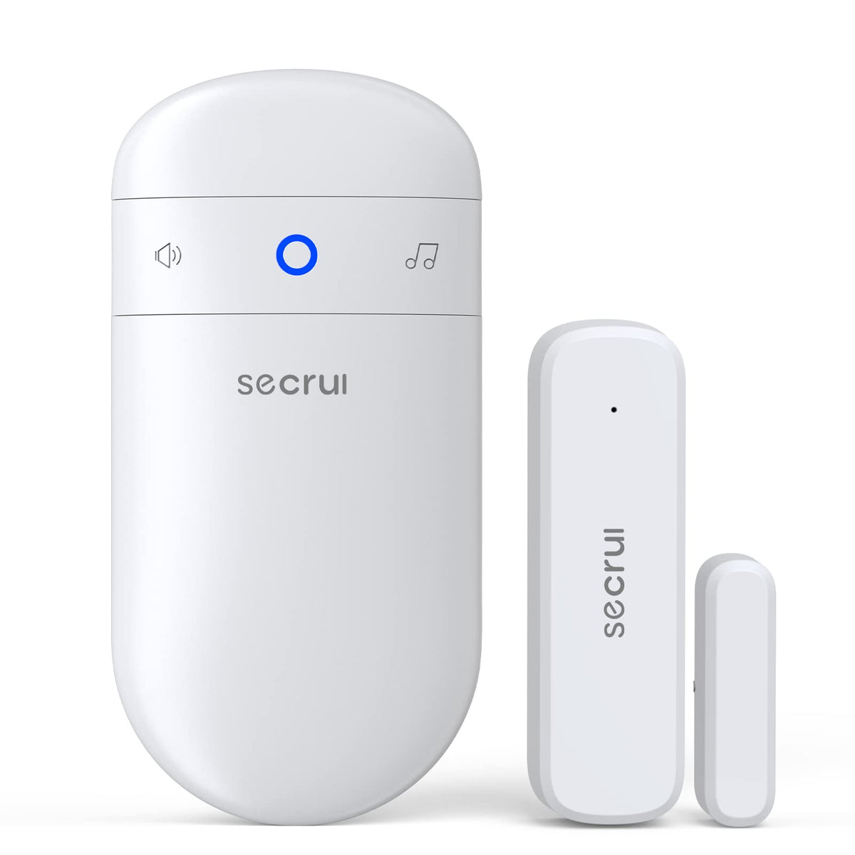 Door Chime When Door Opens, Door Opened Alarm for Home/Business Office/Bedroom Entering, 1-Sensor + 1-Receiver with 500FT Range,58 Chimes,5-Volume Level, Entry Alert for Kids/Toddler/Dementia Safety