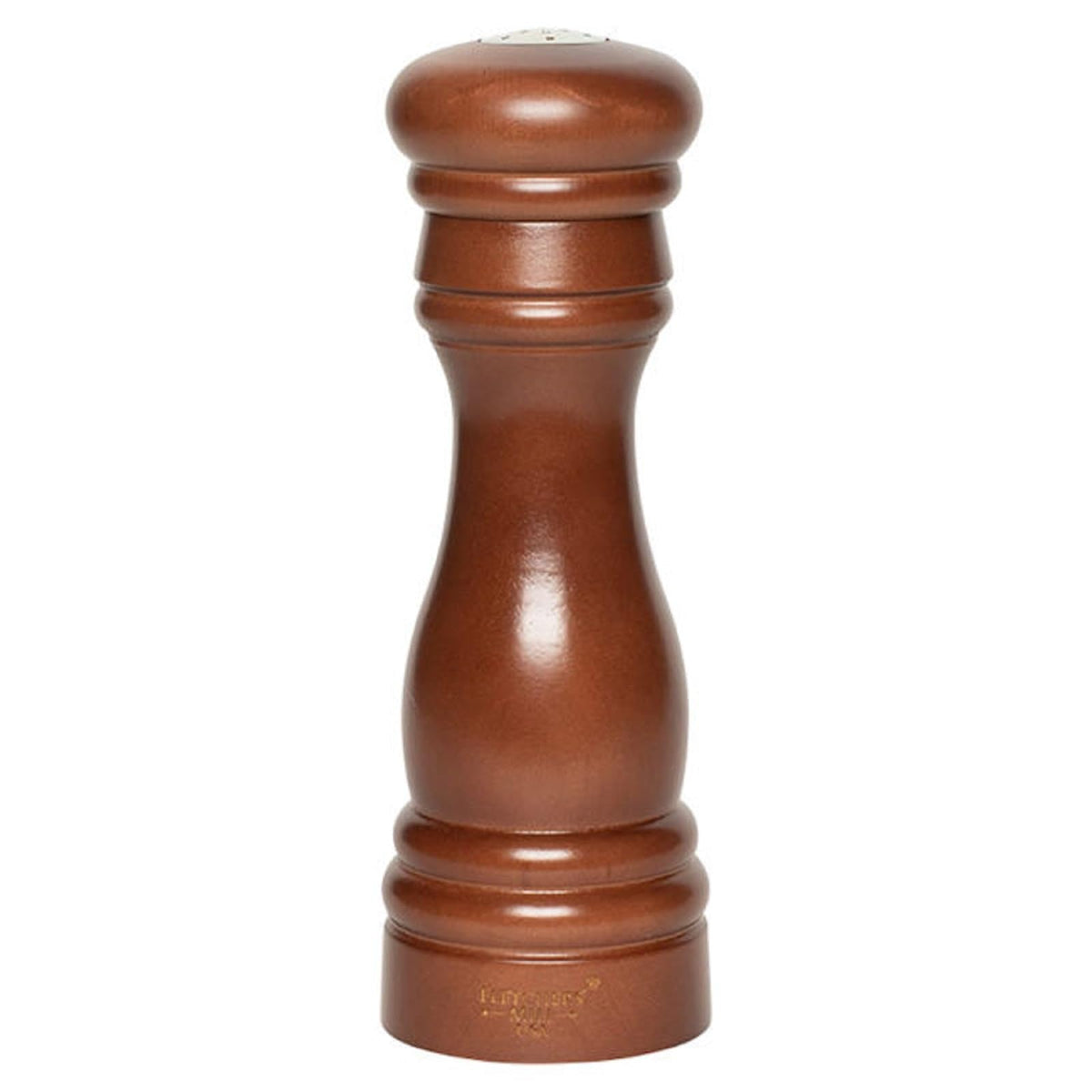 Fletchers' Mill Federal Salt Shaker, Walnut Stain - 6 Inch, Adjustable Coarseness Fine to Coarse, MADE IN U.S.A.