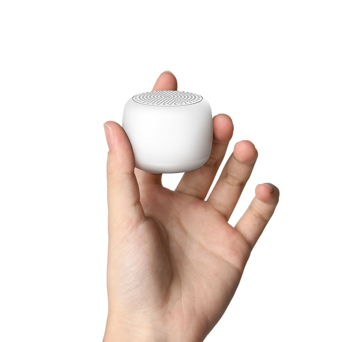Babelio White Noise Sound Machine for Adults Kids Baby, Mini, 15 Non-looping Sounds, Timer, Memory Function, Easy to Pocket and Travel White