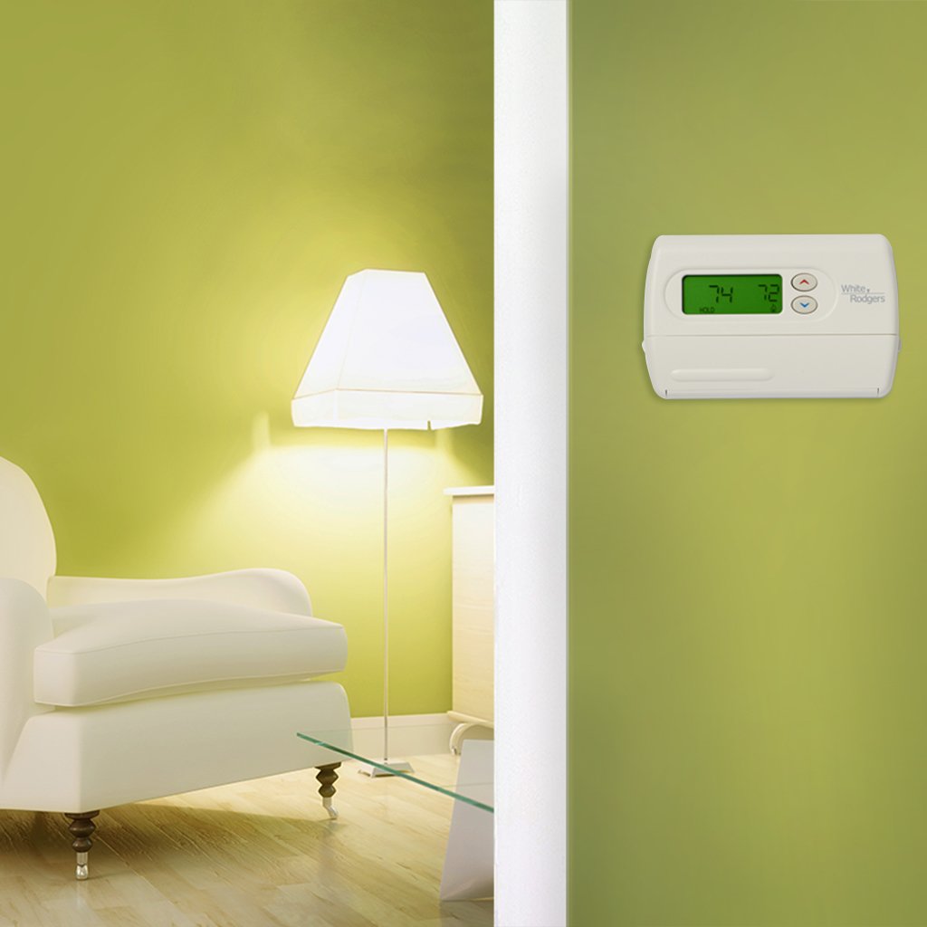 Emerson Thermostats Emerson 1F87-361 7 Day Programmable Thermostat for Single-Stage Systems