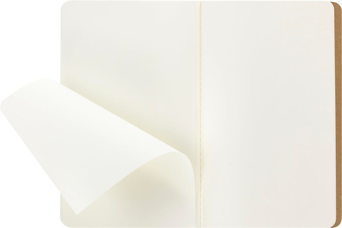 Moleskine Cahier Journal, Soft Cover, Large (5" x 8.25") Ruled/Lined, Black, 80 Pages (Set of 3)
