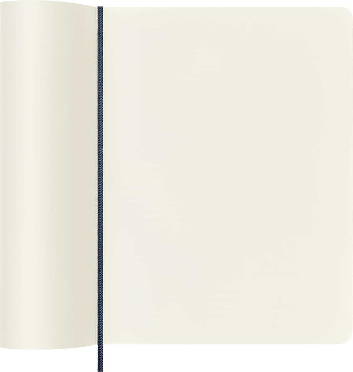 Moleskine Classic Notebook, Soft Cover, XL (7.5" x 9.5") Plain/Blank, Sapphire Blue, 192 Pages