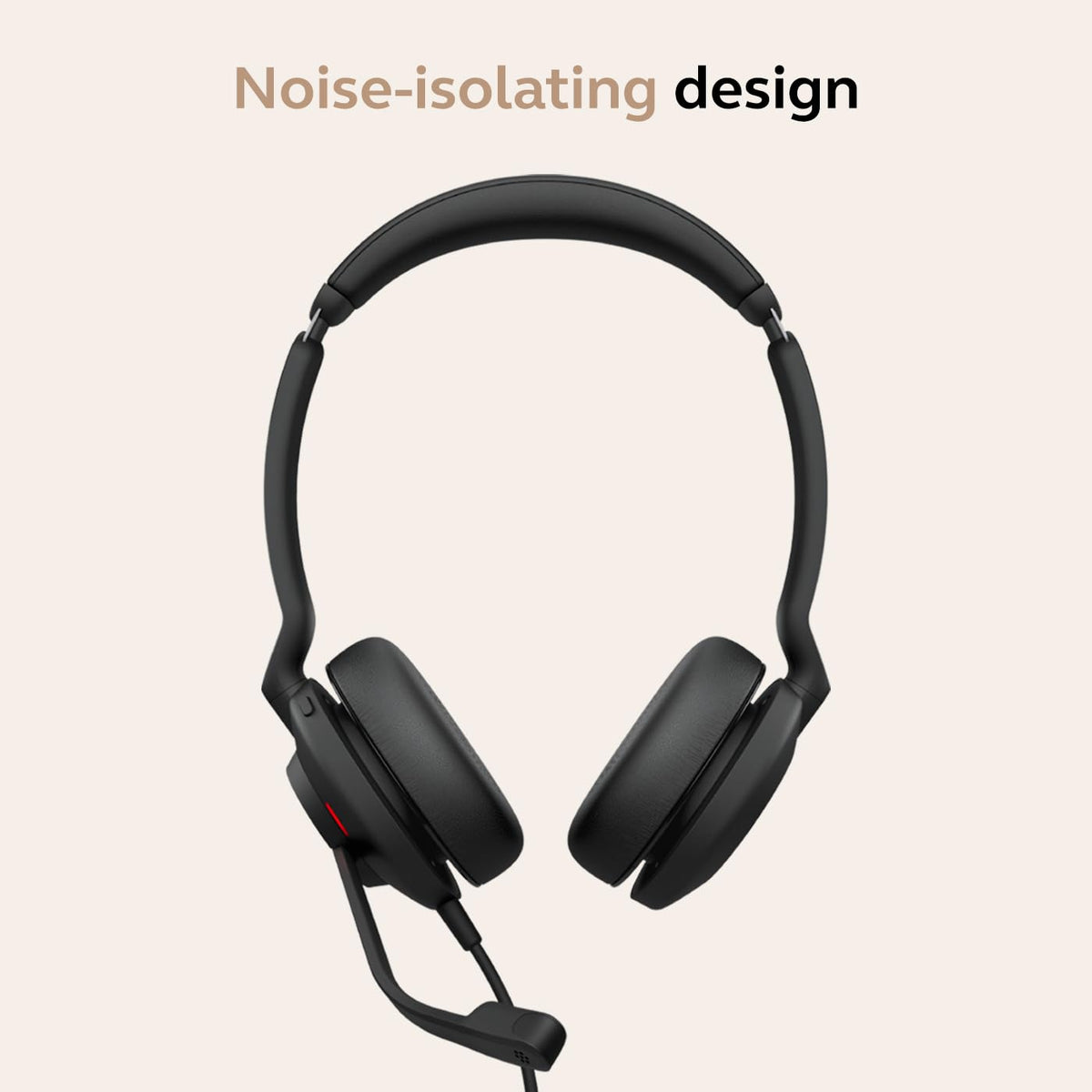 Jabra Evolve2 30 SE (2025 Version) Wired Dual-Ear Headset with Microphone for Work – Computer Headset - New USB-A and USB-C Cable - Goes with All Online Meeting Platforms - Black