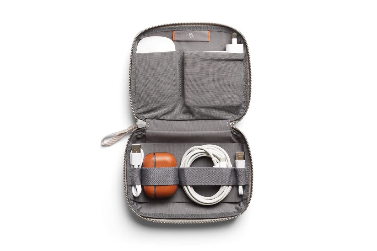 Bellroy Tech Kit Compact (Tech Accessories Organizer, Zipper Pouch) - Saltbush