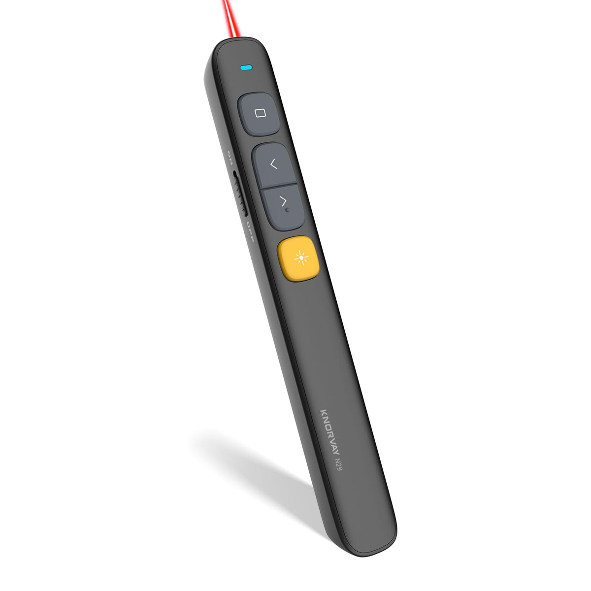 Presentation Clicker, Clicker for PowerPoint Presentations, PowerPoint Clicker with Pointer for Presentations, Pointer Clicker Presentation Remote (Black)