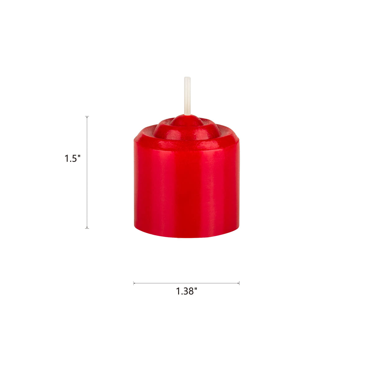 Mega Candles 12 pcs Unscented Red Votive Candles, Hand Poured Wax Candle 10 Hours 1.38 Inch x 1.5 Inch, Home Décor, Wedding Receptions, Centerpieces, Occasions, Events, Meditations, Holders