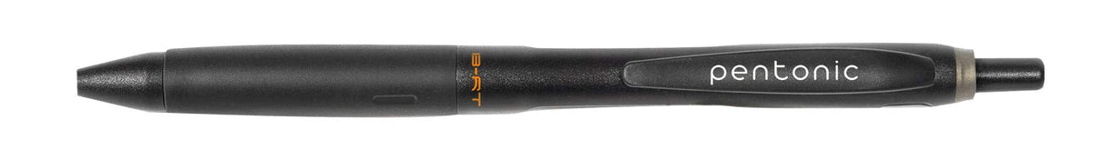 linc Pentonic BR-T Retractable Ballpoint Pens, 12 Count, Black Ink, 0.7 mm Fine Point, Smooth Writing For Journaling, Office & School (PEN12120)