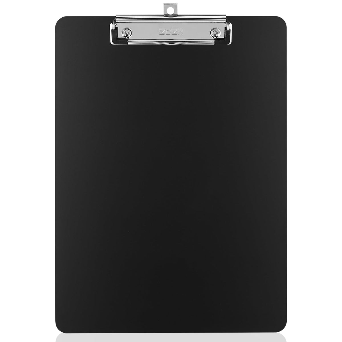 ZCZN Metal Clipboard, 12 x 9 Inches Aluminum Clipboards, A4 Letter Sizer Document Holder with Low Profile Clip, Suitable for School, Office, Jobsite or Medical Staff, Black