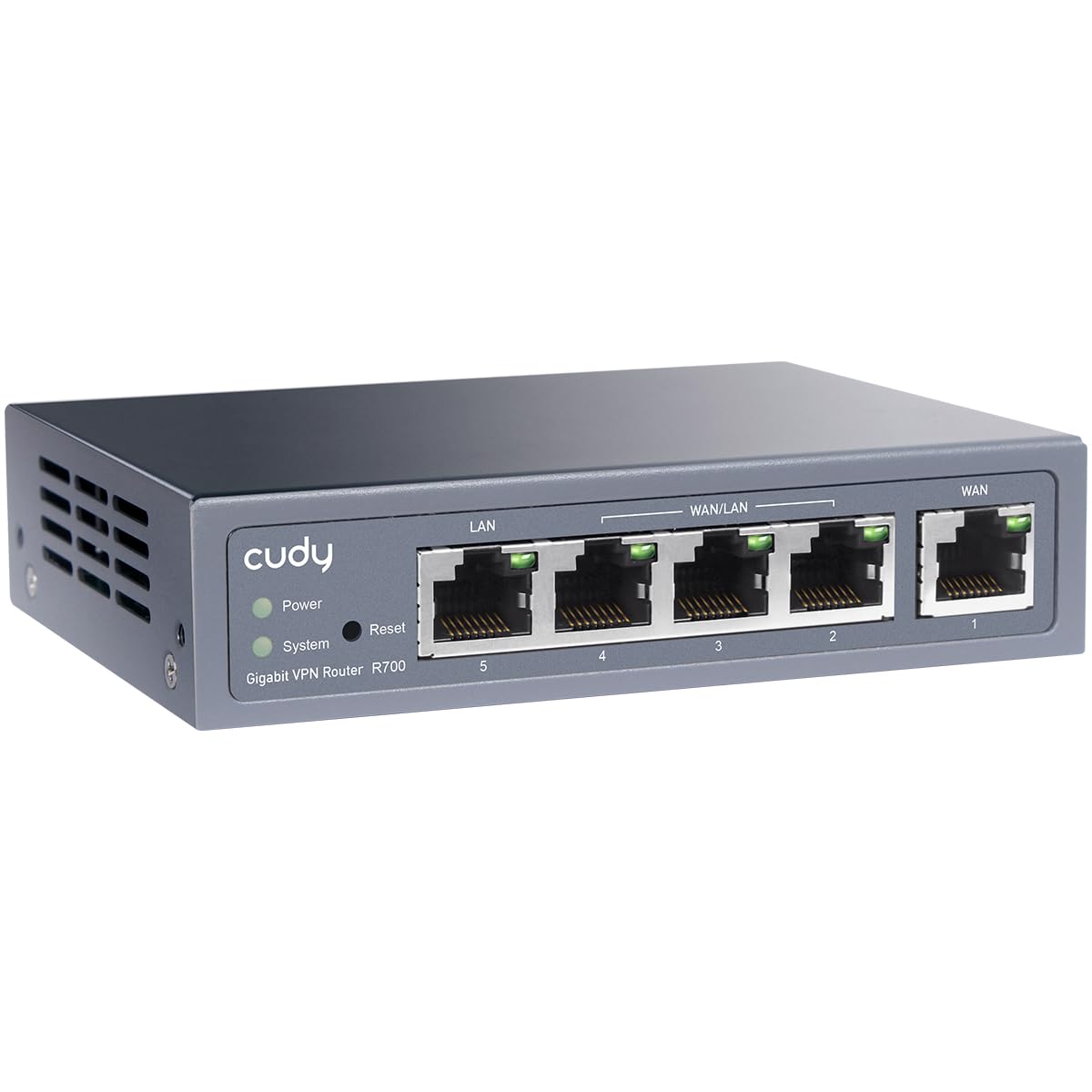 Cudy New Gigabit Multi-WAN VPN Router, Up to 4 Gigabit WAN Ports, SMB, Load Balance, Lightning Protection, PPTP L2TP WireGuard OpenVPN IPsec VPN Router