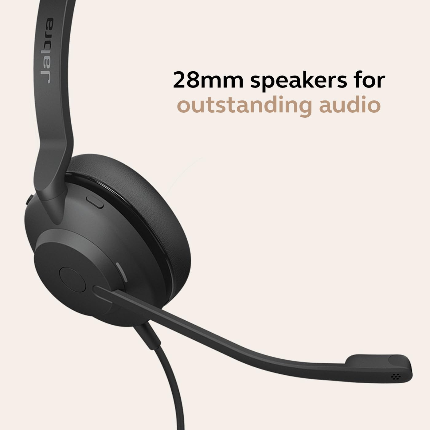 Jabra Evolve2 30 SE (2025 Version) Wired Single-Ear Headphones with Microphone – Computer Headset - USB-A and USB-C Cable - Microsoft Teams Certified - Works with All Meeting Platforms – Black