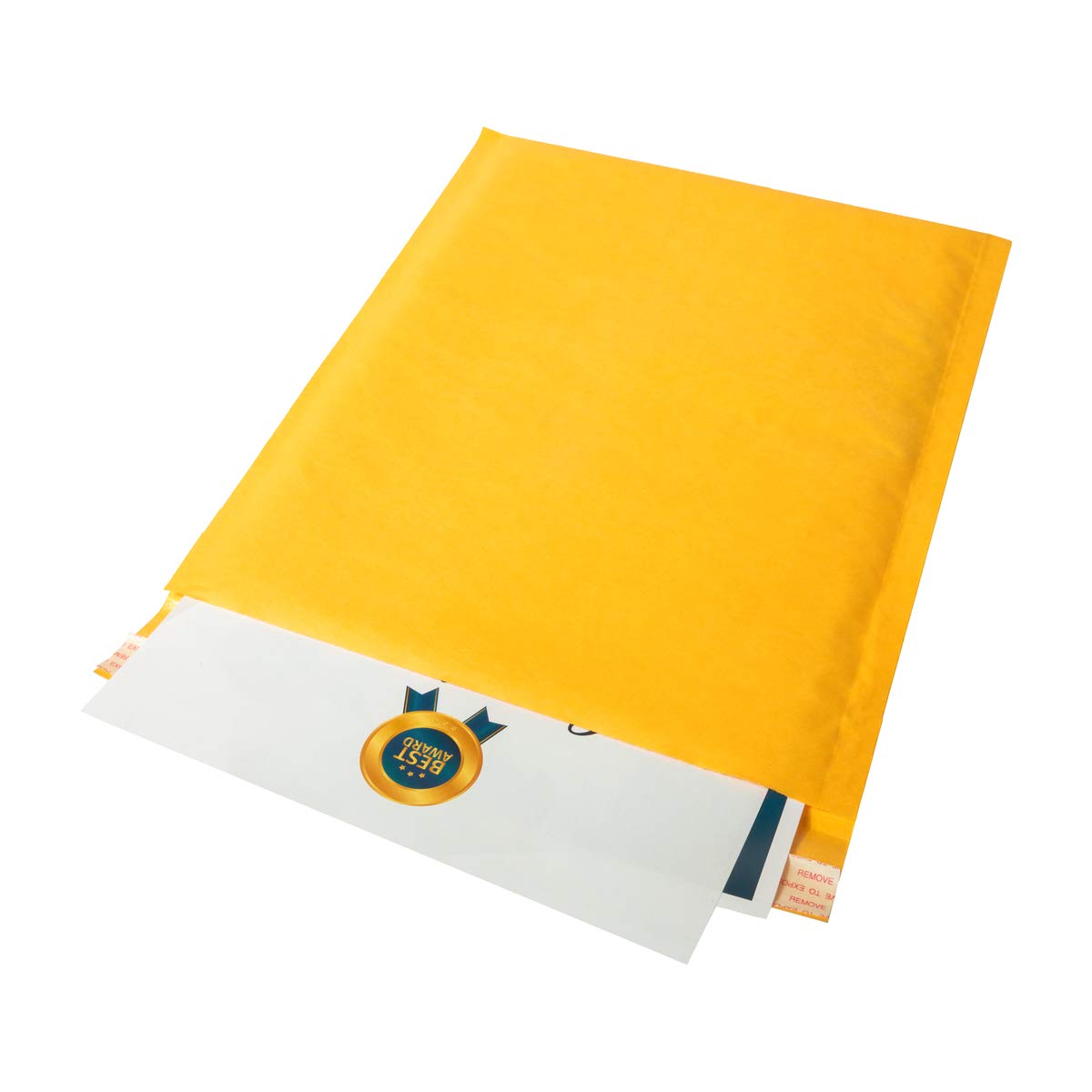 Duck Brand Kraft Bubble Mailers, #2-8.5 x 11 Inches, 5-Pack (284692)