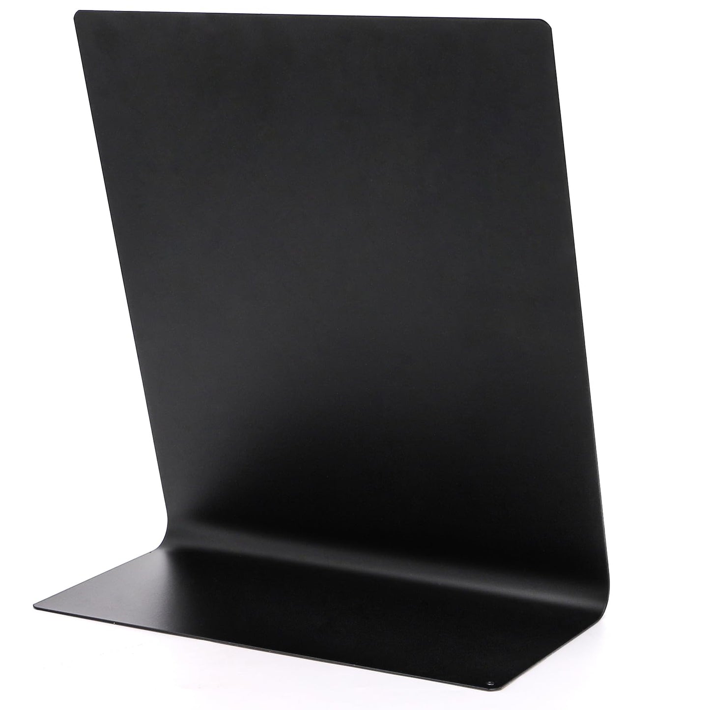 Bekith 2 Pack Magnetic Bulletin Board with Easel Stand, 11 x 9.8 Inch Magnetic Metal Board for Tabletop, Memo Display Board for Home, School, Kitchen, Office, Black