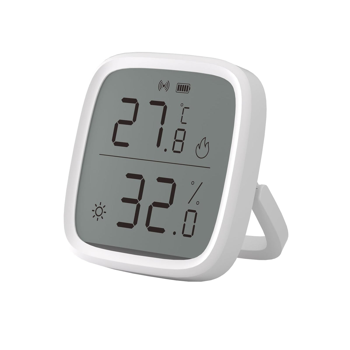 SONOFF Zigbee Indoor Temperature Humidity Sensor, SNZB-02D LCD Zigbee Thermometer Hygrometer, Works with Alexa & Google Home for Remote Monitoring and Home Automation, ZigBee 3.0 Hub Required, 1-Pack