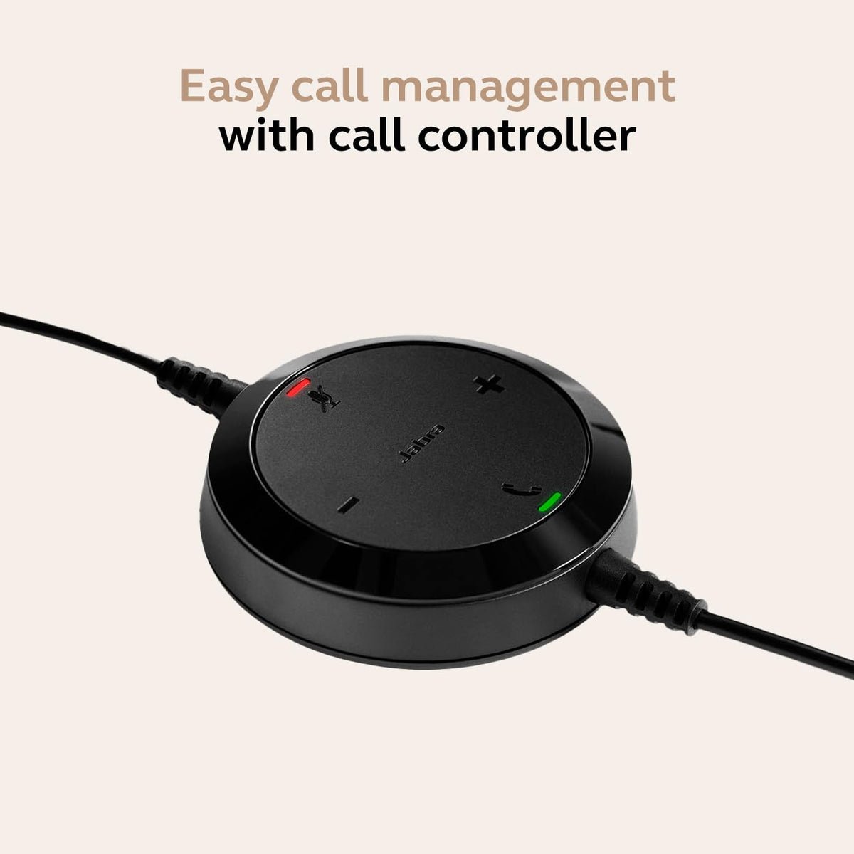 Jabra Evolve 20 Wired Headset (2025 Edition) - Dual-Ear Set for Office and Work from Home - Call Control - All Platforms - USB-C/A Connectivity - Black