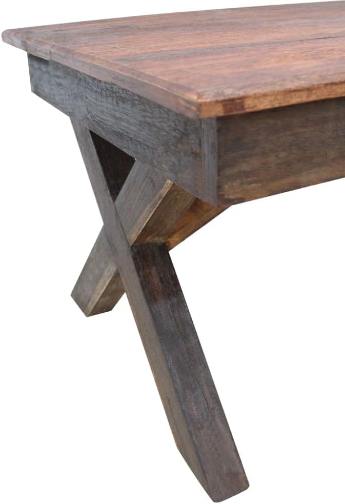 Handmade Reclaimed Wood Coffee Table Rustic Farmhouse Style Eco-Friendly