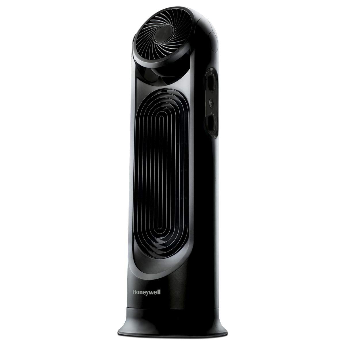 Honeywell TurboForce Tower Fan, 2-in-1 Fan with 6 speeds, quiet operation quality. Stylish Tower Fan for home, room, bedroom or home office - Black, HYF502